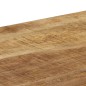 Tavolo Consolle 120x35x76 cm Legno Massello di Mango e Acciaio Tavolo Consolle 120x35x76 cm Legno Massello di Mango e Acciaio