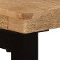 Tavolo Consolle 120x35x76 cm Legno Massello di Mango e Acciaio Tavolo Consolle 120x35x76 cm Legno Massello di Mango e Acciaio
