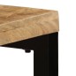 Tavolo Consolle 120x35x76 cm Legno Massello di Mango e Acciaio Tavolo Consolle 120x35x76 cm Legno Massello di Mango e Acciaio