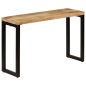Tavolo Consolle 120x35x76 cm Legno Massello di Mango e Acciaio Tavolo Consolle 120x35x76 cm Legno Massello di Mango e Acciaio