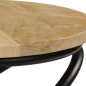 Tavolino di Servizio in Legno Massello di Mango 40x50 cm Tavolino di Servizio in Legno Massello di Mango 40x50 cm