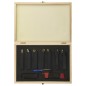 Set di Utensili Indicizzabili per Tornitura 12 pz 16x16mm 100mm