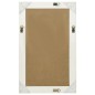Specchio da Parete Stile Barocco 50x80 cm Bianco Specchio da Parete Stile Barocco 50x80 cm Bianco