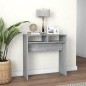 Tavolino Consolle Grigio Sonoma 78x30x80 cm Legno Multistrato Tavolino Consolle Grigio Sonoma 78x30x80 cm Legno Multistrato