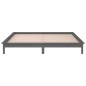 Giroletto LED Grigio 135x190 cm Double in Legno Massello Giroletto LED Grigio 135x190 cm Double in Legno Massello