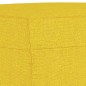 Set di Divani 3 pz con Cuscini Giallo Chiaro in Tessuto Set di Divani 3 pz con Cuscini Giallo Chiaro in Tessuto