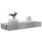 Mobili Porta TV con Luci LED 2 pz Grigio Cemento 60x35x15,5 cm Mobili Porta TV con Luci LED 2 pz Grigio Cemento 60x35x15,5 cm