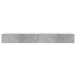 Mobili Porta TV con Luci LED 2 pz Grigio Cemento 60x35x15,5 cm Mobili Porta TV con Luci LED 2 pz Grigio Cemento 60x35x15,5 cm
