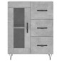 Credenza Grigio Cemento 69,5x34x180 cm in Legno Multistrato Credenza Grigio Cemento 69,5x34x180 cm in Legno Multistrato
