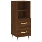 Credenza Rovere Marrone 34,5x34x180 cm in Legno Multistrato Credenza Rovere Marrone 34,5x34x180 cm in Legno Multistrato