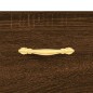 Credenza Rovere Marrone 34,5x34x180 cm in Legno Multistrato Credenza Rovere Marrone 34,5x34x180 cm in Legno Multistrato