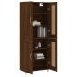 Credenza Rovere Marrone 69,5x34x180 cm in Legno Multistrato Credenza Rovere Marrone 69,5x34x180 cm in Legno Multistrato