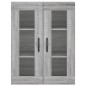 Credenza Grigio Sonoma 69,5x34x180 cm in Legno Multistrato Credenza Grigio Sonoma 69,5x34x180 cm in Legno Multistrato