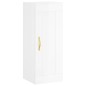 Credenza 34,5x34x180 cm in Legno Multistrato Bianco Lucido Credenza 34,5x34x180 cm in Legno Multistrato Bianco Lucido