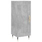 Credenza Grigio Cemento 34,5x34x180 cm in Legno Multistrato Credenza Grigio Cemento 34,5x34x180 cm in Legno Multistrato