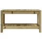 Panca da Giardino 82,5x35x45 cm Legno Massello Pino Impregnato Panca da Giardino 82,5x35x45 cm Legno Massello Pino Impregnato