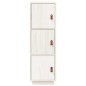Credenza Bianca 34x40x108,5 cm in Legno Massello di Pino Credenza Bianca 34x40x108,5 cm in Legno Massello di Pino