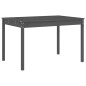 Set da Pranzo per Giardino 5pz Grigio in Legno Massello di Pino Set da Pranzo per Giardino 5pz Grigio in Legno Massello di Pino