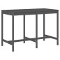 Set Bar da Giardino 7 pz Grigio in Legno Massello di Pino Set Bar da Giardino 7 pz Grigio in Legno Massello di Pino