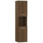 Armadietto Bagno Rovere Marrone 30x30x130 cm Legno Multistrato Armadietto Bagno Rovere Marrone 30x30x130 cm Legno Multistrato