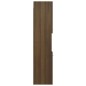Armadietto Bagno Rovere Marrone 30x30x130 cm Legno Multistrato Armadietto Bagno Rovere Marrone 30x30x130 cm Legno Multistrato