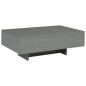 Tavolino da Caffè Grigio Lucido 85x55x31 cm in MDF Tavolino da Caffè Grigio Lucido 85x55x31 cm in MDF