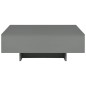Tavolino da Caffè Grigio Lucido 85x55x31 cm in MDF Tavolino da Caffè Grigio Lucido 85x55x31 cm in MDF