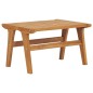 Sedia da Giardino con Poggiapiedi in Legno Massello di Teak Sedia da Giardino con Poggiapiedi in Legno Massello di Teak