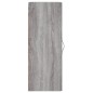 vidaXL Mobile a Parete Grigio Sonoma 34,5x34x90 cm Legno Multistrato vidaXL Mobile a Parete Grigio Sonoma 34,5x34x90 cm Legno Multistrato