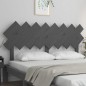 Testiera per Letto Grigia 159,5x3x80,5cm Legno Massello di Pino Testiera per Letto Grigia 159,5x3x80,5cm Legno Massello di Pino