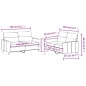 Set di Divani 2 pz con Cuscini Grigio Chiaro in Tessuto Set di Divani 2 pz con Cuscini Grigio Chiaro in Tessuto
