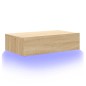 Mobile Porta TV con Luci LED Rovere Sonoma 60x35x15,5 cm Mobile Porta TV con Luci LED Rovere Sonoma 60x35x15,5 cm