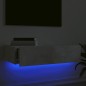 Mobile Porta TV con Luci LED Grigio Cemento 60x35x15,5 cm Mobile Porta TV con Luci LED Grigio Cemento 60x35x15,5 cm
