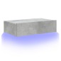 Mobile Porta TV con Luci LED Grigio Cemento 60x35x15,5 cm Mobile Porta TV con Luci LED Grigio Cemento 60x35x15,5 cm