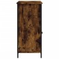 Credenza Rovere Fumo 100x35x75 cm in Legno Multistrato
