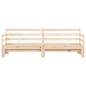 Divano Letto con Letto Estraibile 80x200cm Legno Massello Pino