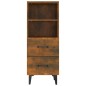 Credenza Rovere Fumo 34,5x34x90 cm in Legno Multistrato Credenza Rovere Fumo 34,5x34x90 cm in Legno Multistrato