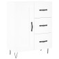 Credenza Bianca 69,5x34x180 cm in Legno Multistrato Credenza Bianca 69,5x34x180 cm in Legno Multistrato