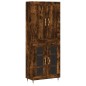 Credenza Rovere Fumo 69,5x34x180 cm in Legno Multistrato Credenza Rovere Fumo 69,5x34x180 cm in Legno Multistrato