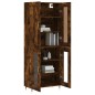 Credenza Rovere Fumo 69,5x34x180 cm in Legno Multistrato Credenza Rovere Fumo 69,5x34x180 cm in Legno Multistrato