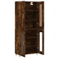 Credenza Rovere Fumo 69,5x34x180 cm in Legno Multistrato Credenza Rovere Fumo 69,5x34x180 cm in Legno Multistrato