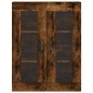 Credenza Rovere Fumo 69,5x34x180 cm in Legno Multistrato Credenza Rovere Fumo 69,5x34x180 cm in Legno Multistrato