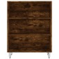 Credenza Rovere Fumo 69,5x34x180 cm in Legno Multistrato Credenza Rovere Fumo 69,5x34x180 cm in Legno Multistrato