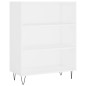 Credenza Bianca 69,5x34x180 cm in Legno Multistrato Credenza Bianca 69,5x34x180 cm in Legno Multistrato