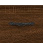 Credenza Rovere Marrone 34,5x34x180 cm in Legno Multistrato Credenza Rovere Marrone 34,5x34x180 cm in Legno Multistrato