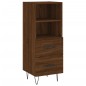 Credenza Rovere Marrone 34,5x34x180 cm in Legno Multistrato Credenza Rovere Marrone 34,5x34x180 cm in Legno Multistrato