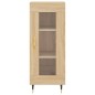 Credenza Rovere Sonoma 34,5x34x180 cm in Legno Multistrato Credenza Rovere Sonoma 34,5x34x180 cm in Legno Multistrato