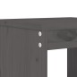 Set Bar da Giardino 3 pz Grigio in Legno Massello di Pino Set Bar da Giardino 3 pz Grigio in Legno Massello di Pino