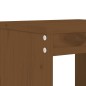 Set Bar da Giardino 7 pz Miele in Legno Massello di Pino Set Bar da Giardino 7 pz Miele in Legno Massello di Pino