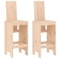 Set Bar da Giardino 3 pz in Legno Massello di Pino Set Bar da Giardino 3 pz in Legno Massello di Pino